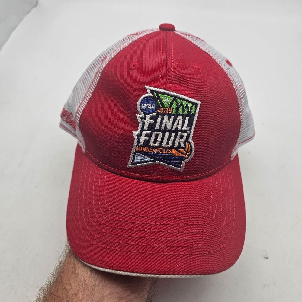 2019 Final Four Minneapolis Hat Cap Strap Back Mens One Size Red NCAA Basketball